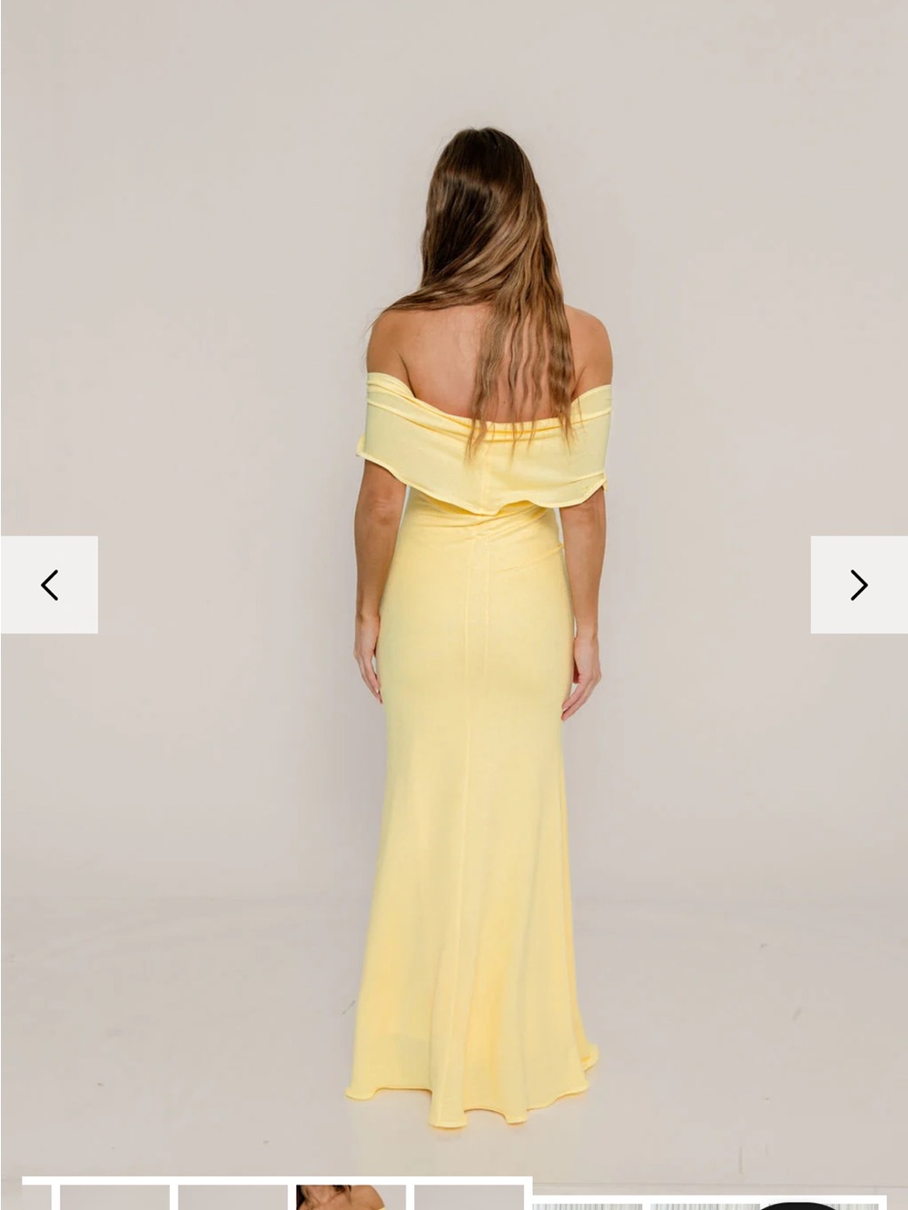 Worth collective Tommie Maxi Dress in Butter Yellow - Bump Friendly - Small - Picture 7 of 8
